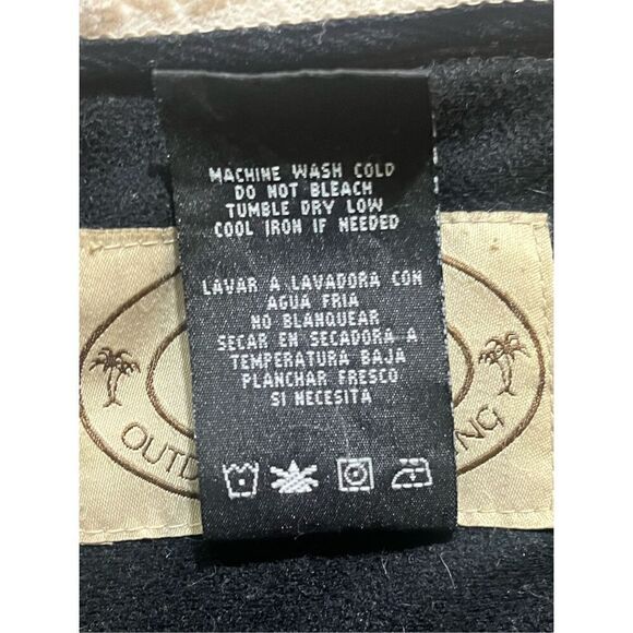 TAG Safari Tan Sherpa Accent Mens Zip Up Jacket Sz XL Preloved - Picture 4 of 5